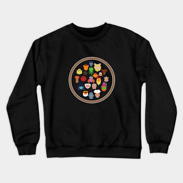 FACE ETYMOLOGY Crewneck Sweatshirt by Kevindoa